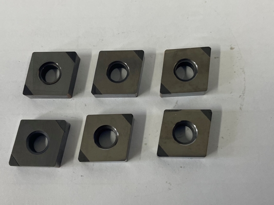 مقاومت سایش درج چرخشی بسیار سخت PCD CBN برای دستگاه CNC